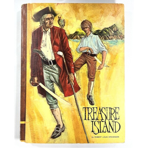 Treasure Island by Robert Louis Stevenson 1968 Educator Classic Library Vol 1 - Picture 1 of 11